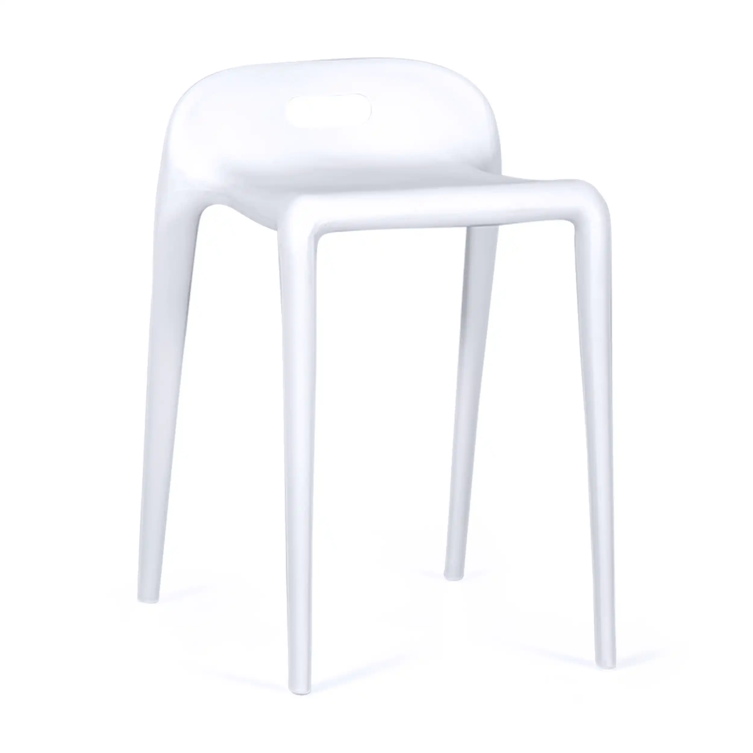 Sgabello design Didi 45 cm Bianco | Design minimalista e leggero
