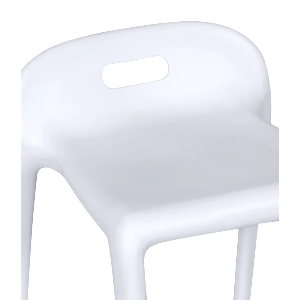 Sgabello design Didi 45 cm Bianco | Design minimalista e leggero