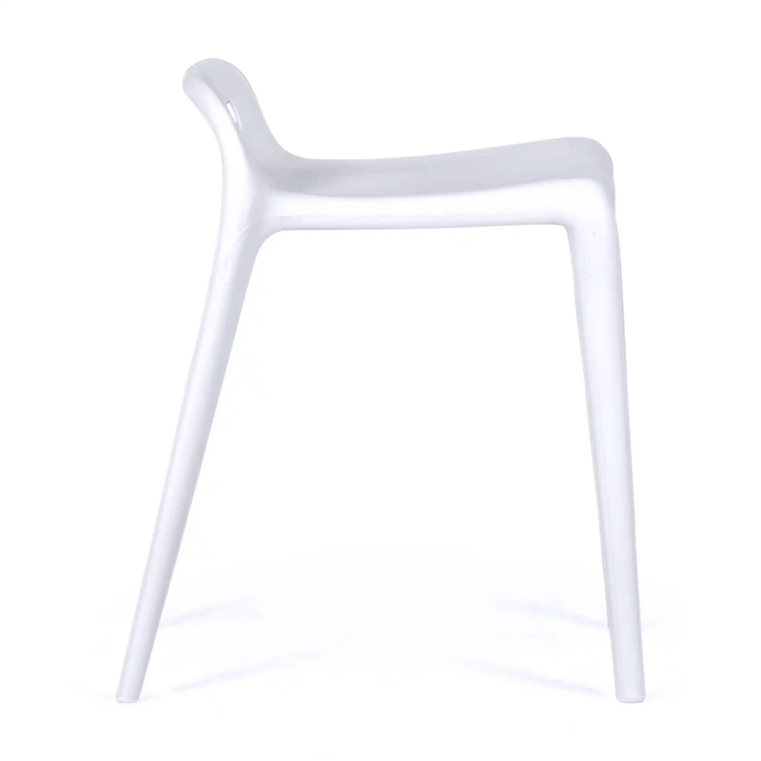 Sgabello design Didi 45 cm Bianco | Design minimalista e leggero