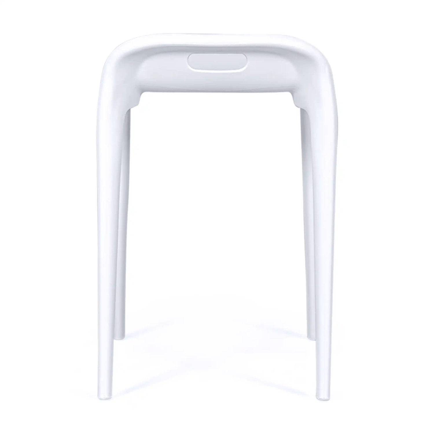 Taburete de diseño Didi 45 cm Blanco | Diseño Minimalista y Ligero