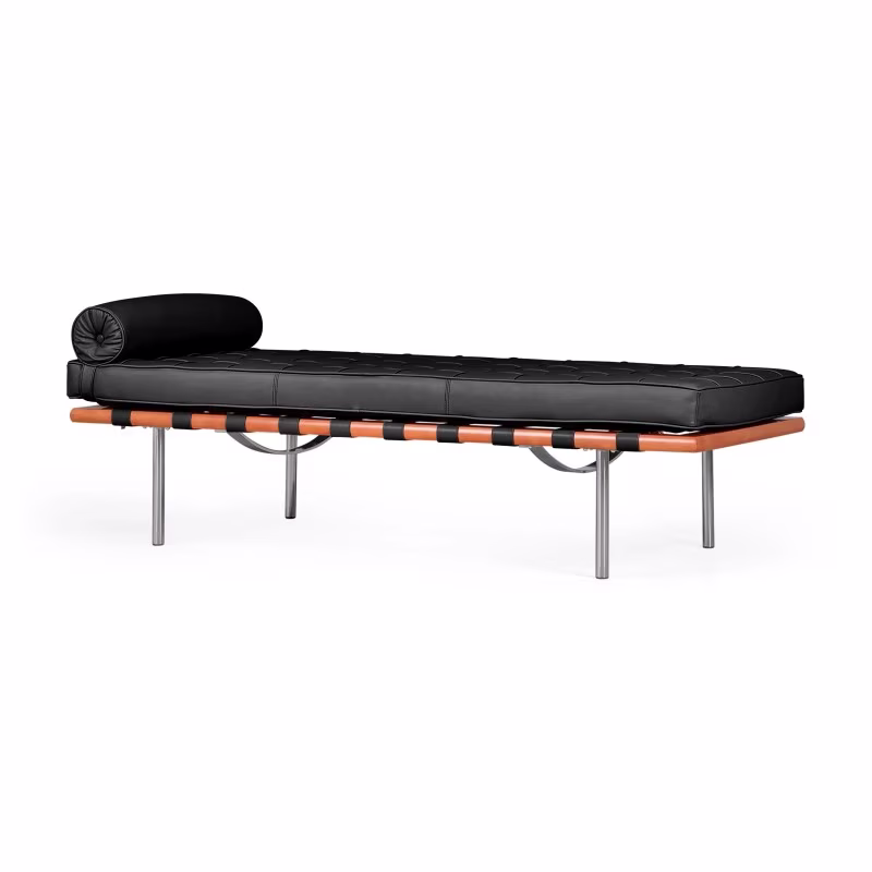 Replica Daybed Barcelona Daybed i svart läder