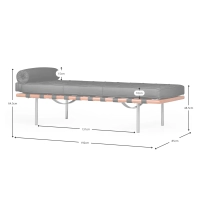 Barcelona Daybed Inspiration - Meble designerskie - Meble designerskie