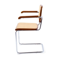 Chaise Cesca avec accoudoirs - Chaises en rotin - Meubles Concept