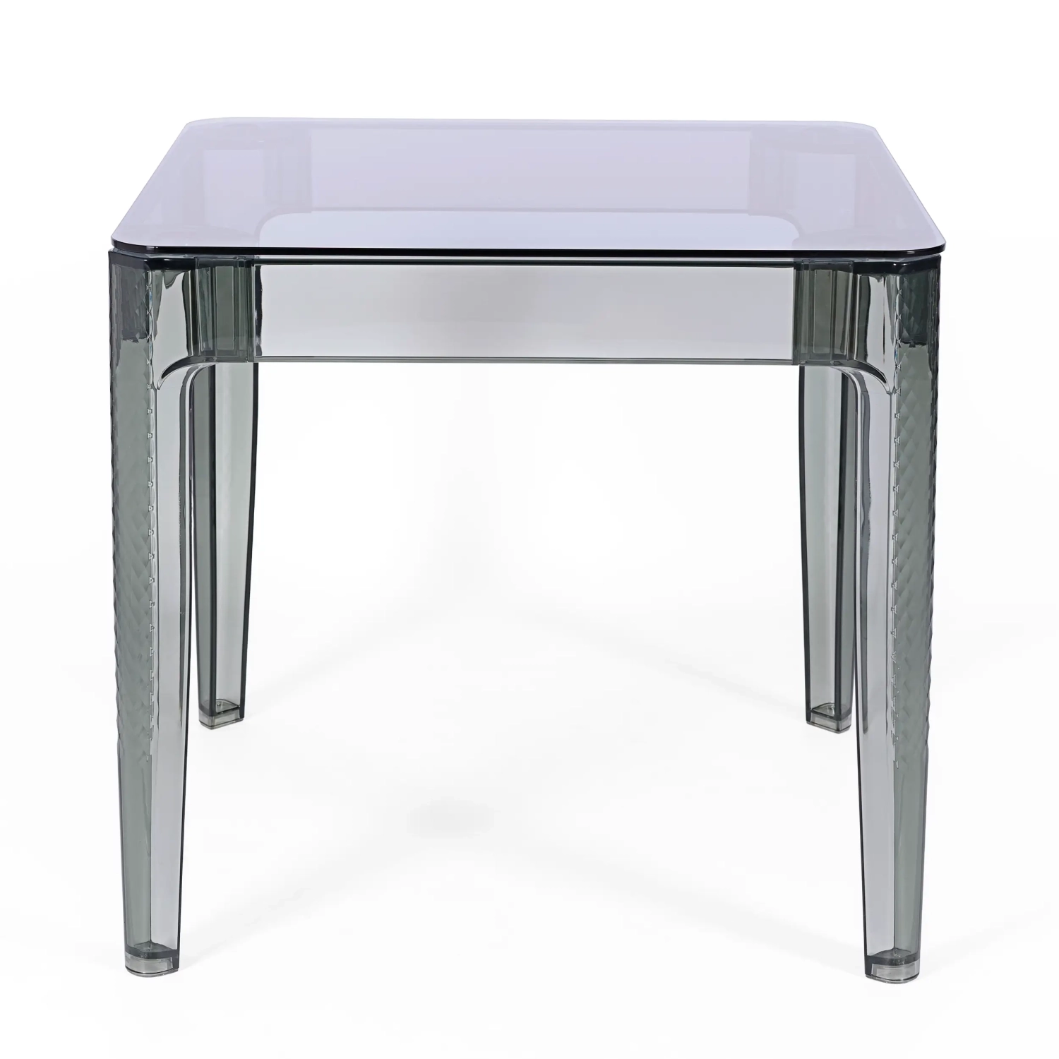 Mesa de jantar quadrada Ghost 80 cm : Design moderno transparente