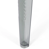 Ghost Square Esstisch 80 cm : Transparentes Modernes Design