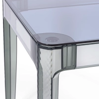 Ghost Kvadratiskt matbord 80 cm : Transparent Modern Design