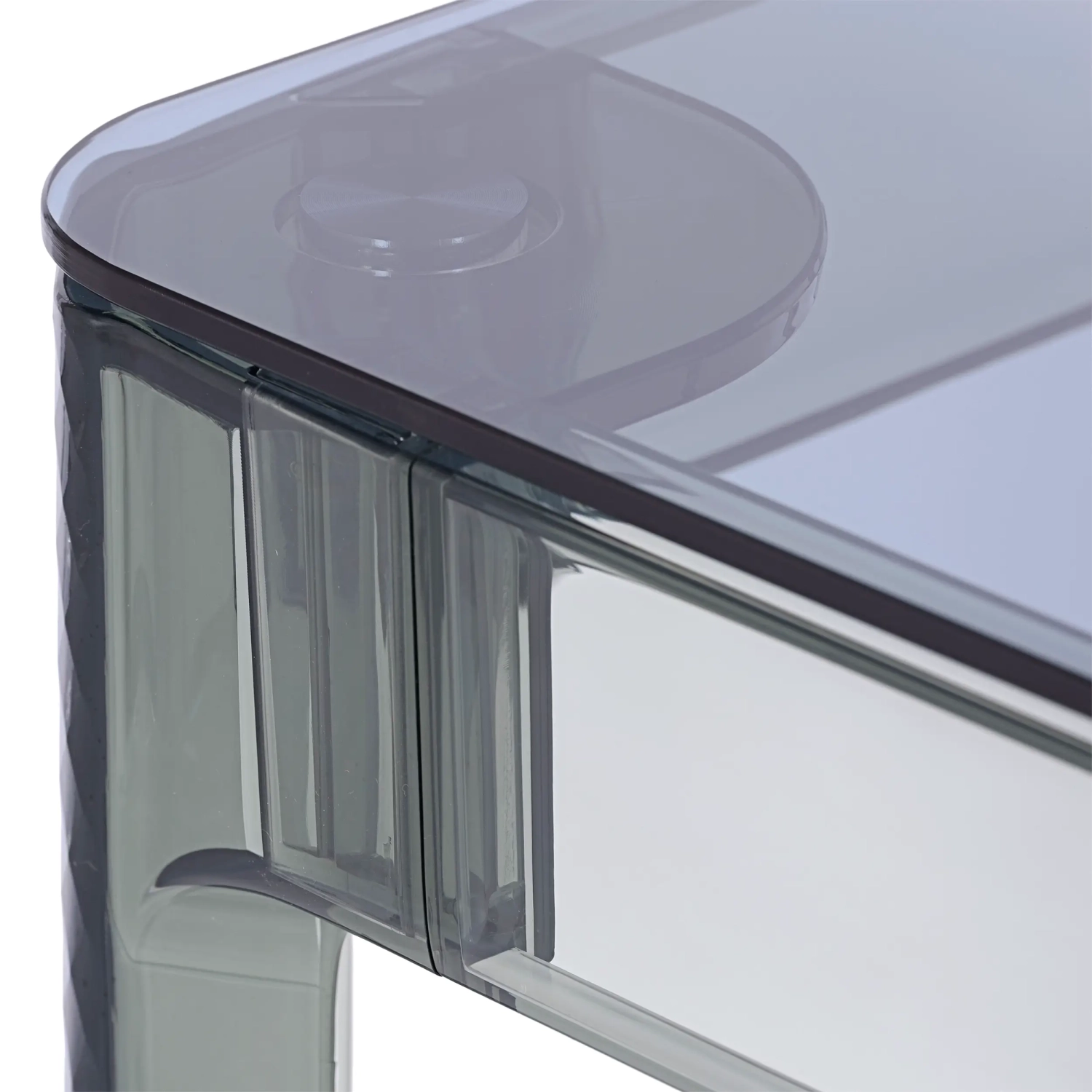 Ghost Kvadratiskt matbord 80 cm : Transparent Modern Design