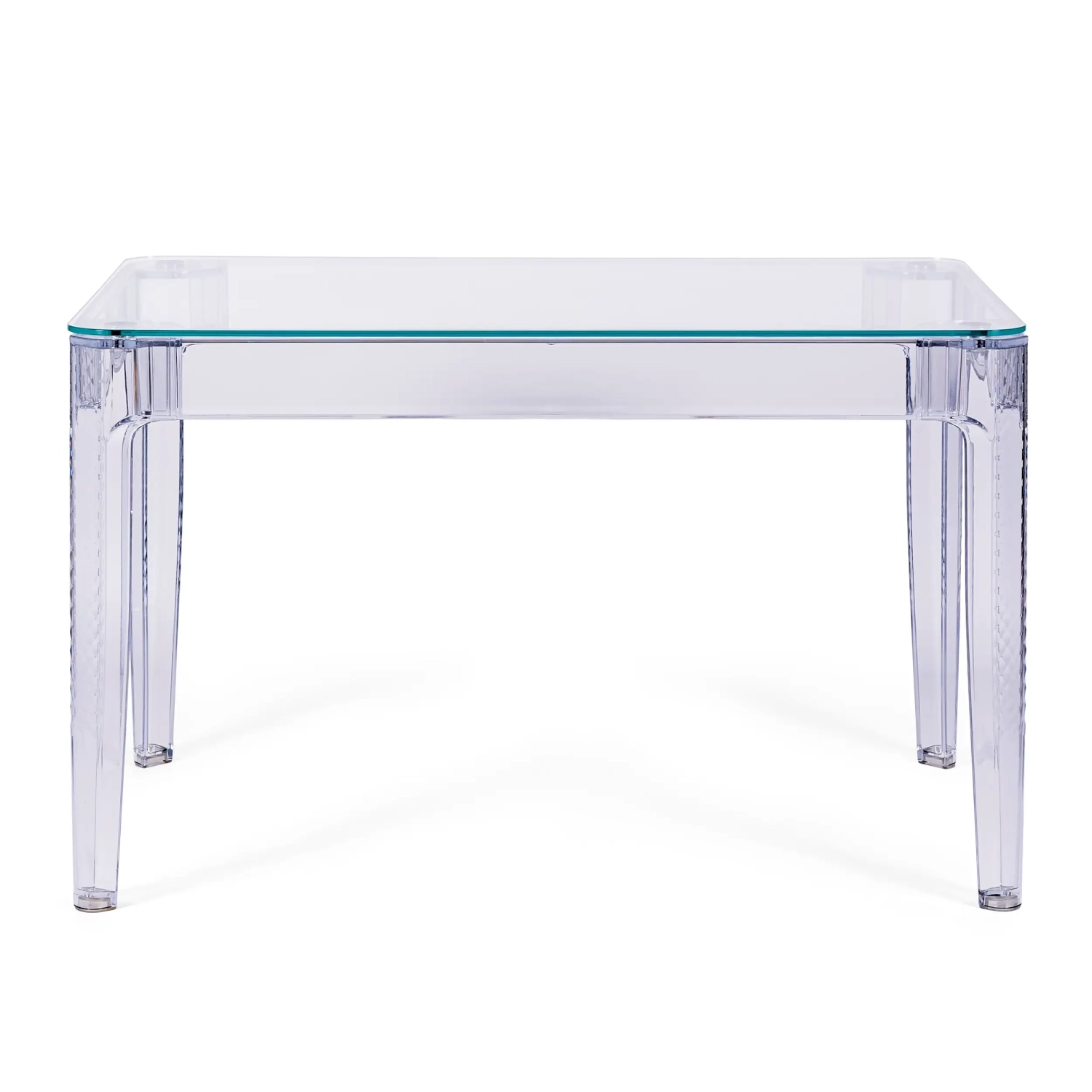 Ghost Rechteckiger Esstisch 120x80 cm | Transparentes und modernes Design
