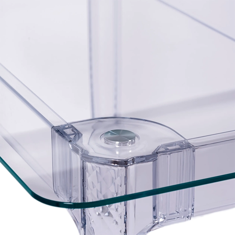 Tavolo da pranzo Ghost 140x80 cm | Design moderno trasparente