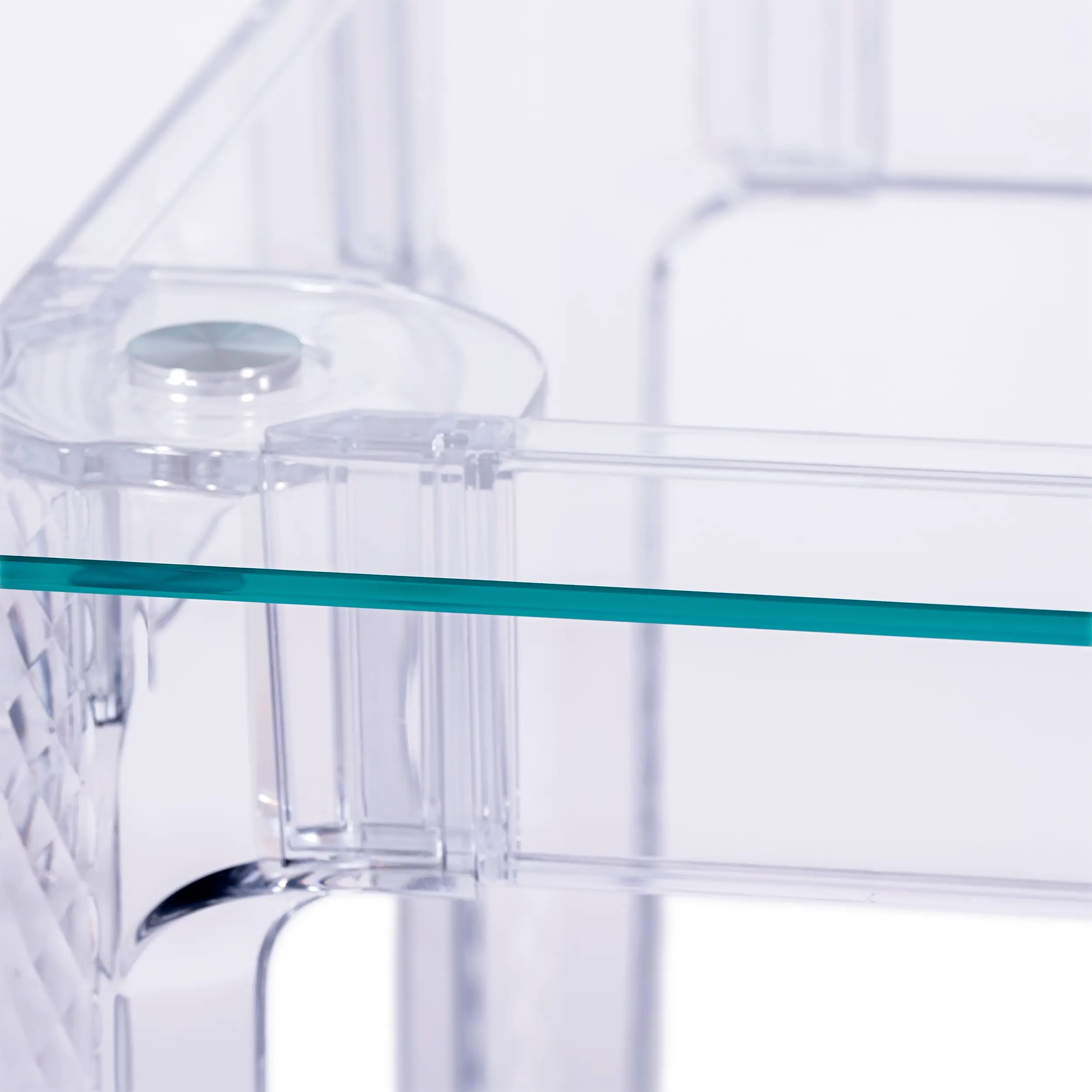 Tavolo da pranzo Ghost 140x80 cm | Design moderno trasparente