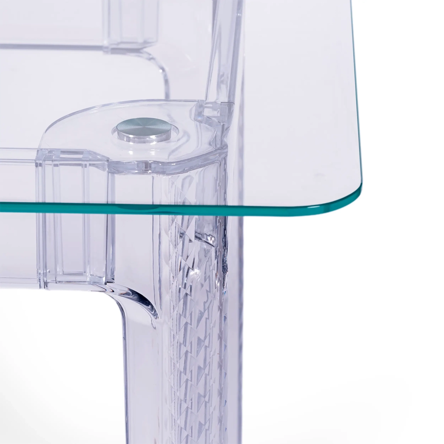 Ghost Esstisch 140x80 cm | Modernes Transparentes Design
