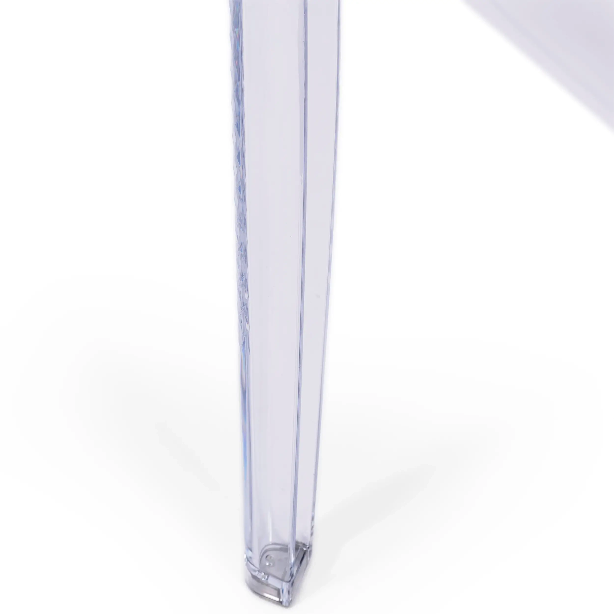 Tavolo quadrato Ghost 60x60 cm | Trasparente e dal design minimalista