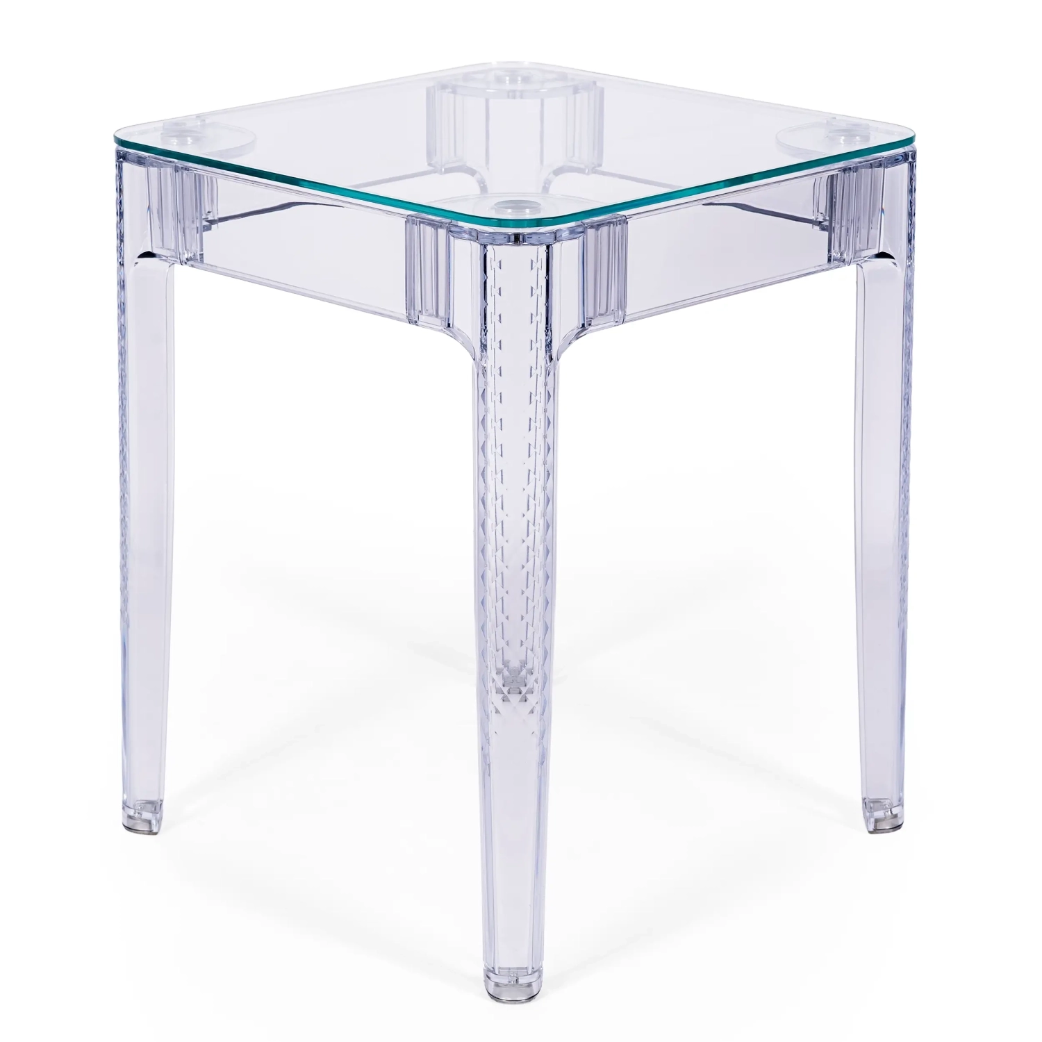 Ghost Square Table 60x60 cm | Transparent et design minimaliste
