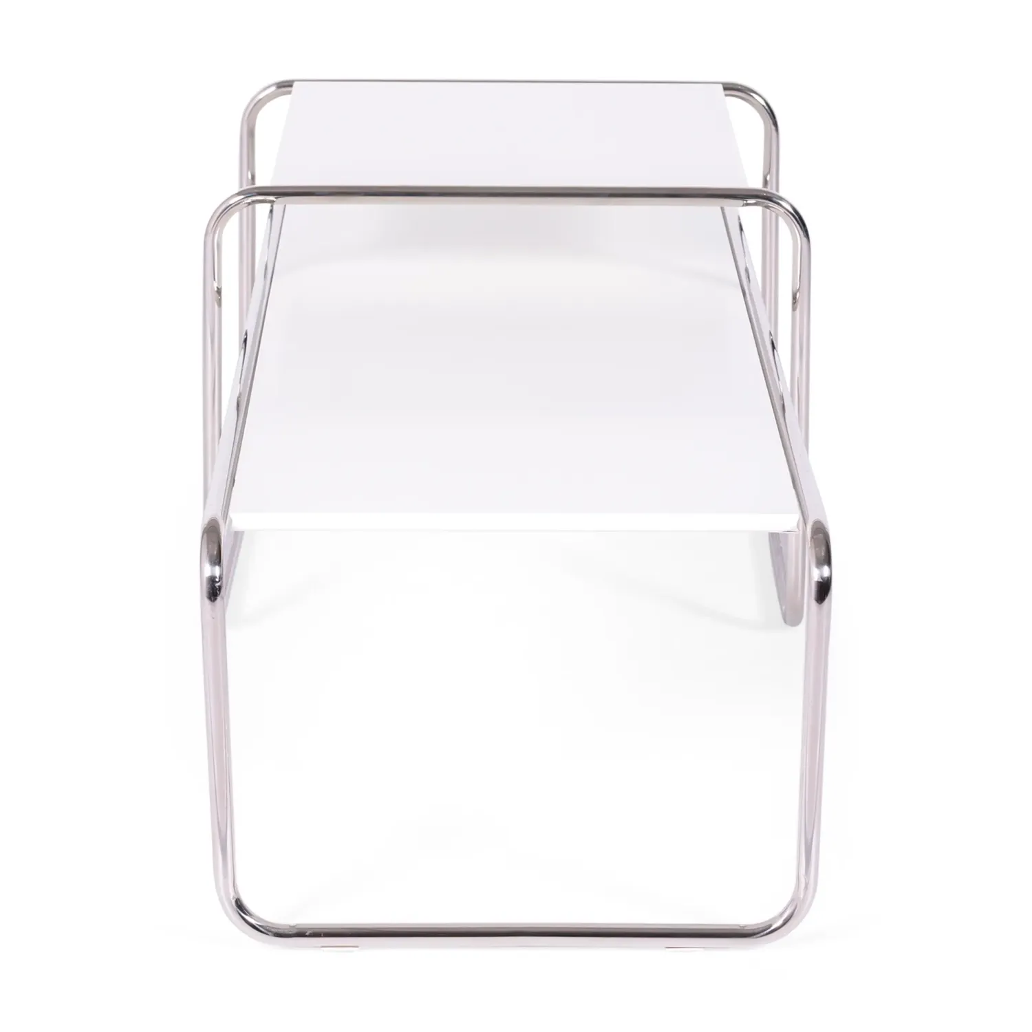 Set di tavolini d'ispirazione Laccio Breuer | Bauhaus Design | Tavolini da caffè e laterali
