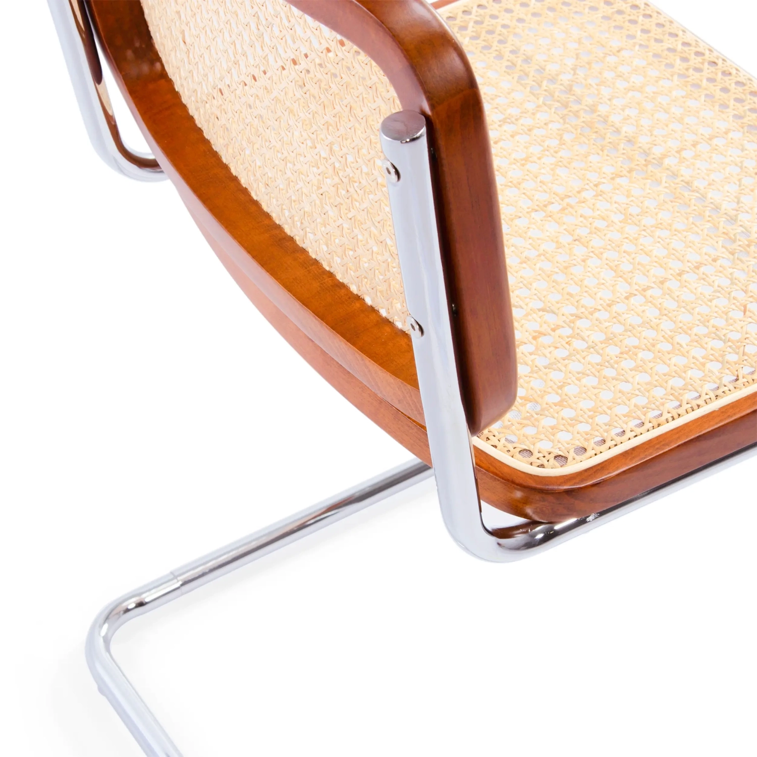 Chair Cesca economical chair in steel, beech and rattan 🪑 | Mueble Design