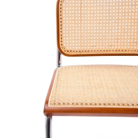 Silla Cesca económica en acero, haya y ratán 🪑  | Mueble Design