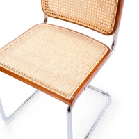 Chair Cesca economical chair in steel, beech and rattan 🪑 | Mueble Design