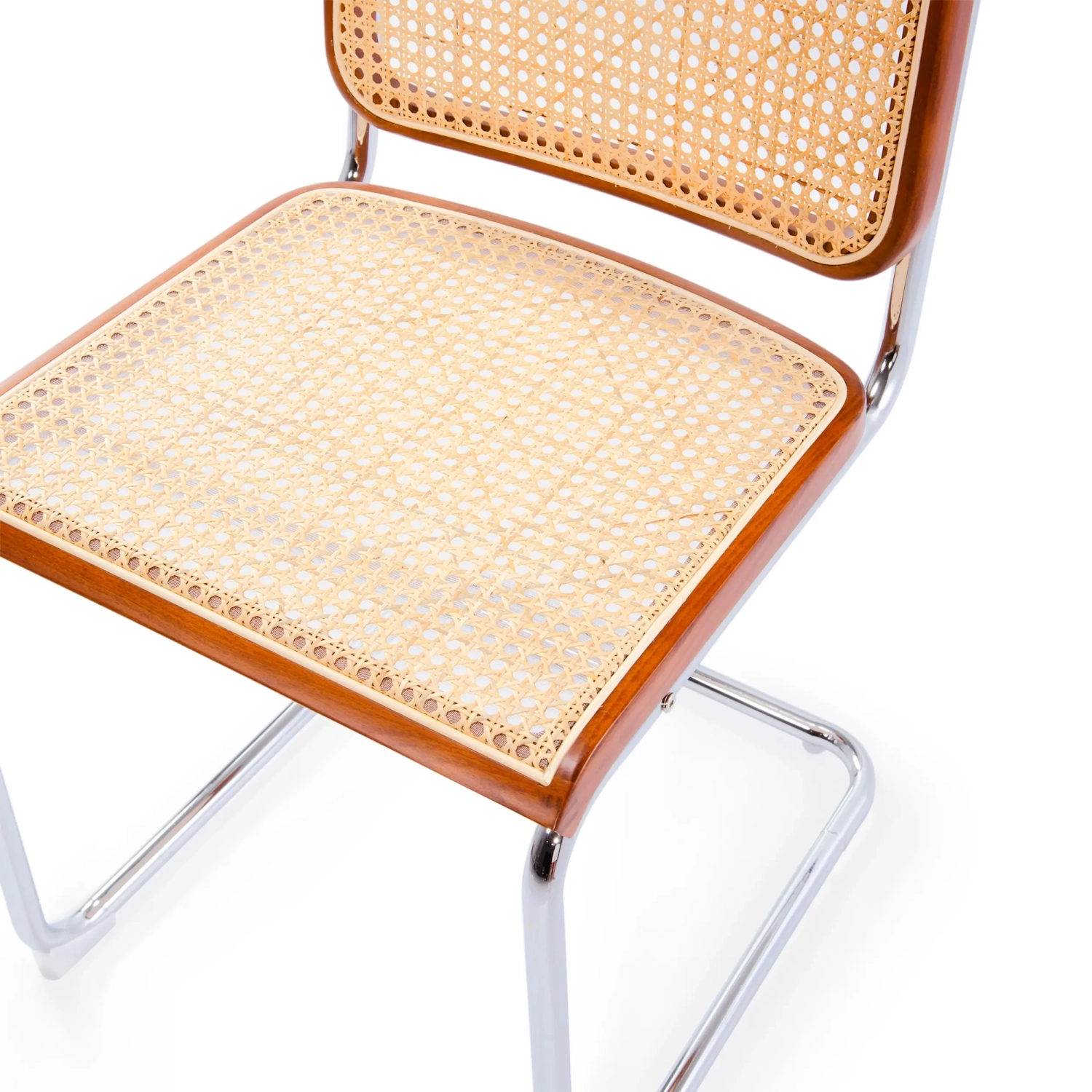 Stol Cesca lågprisstol av stål, bok och rotting 🪑 | | Mueble Design