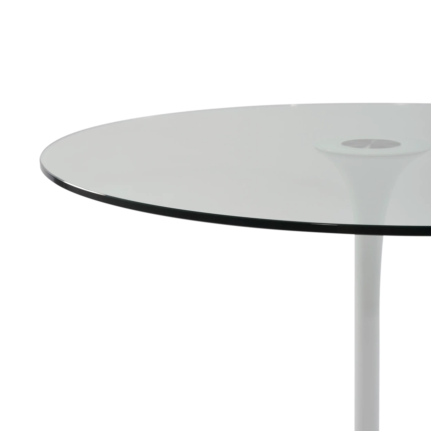 Mesa Tulip de cristal 90 cm | Moderna y Elegante | Mueble Design