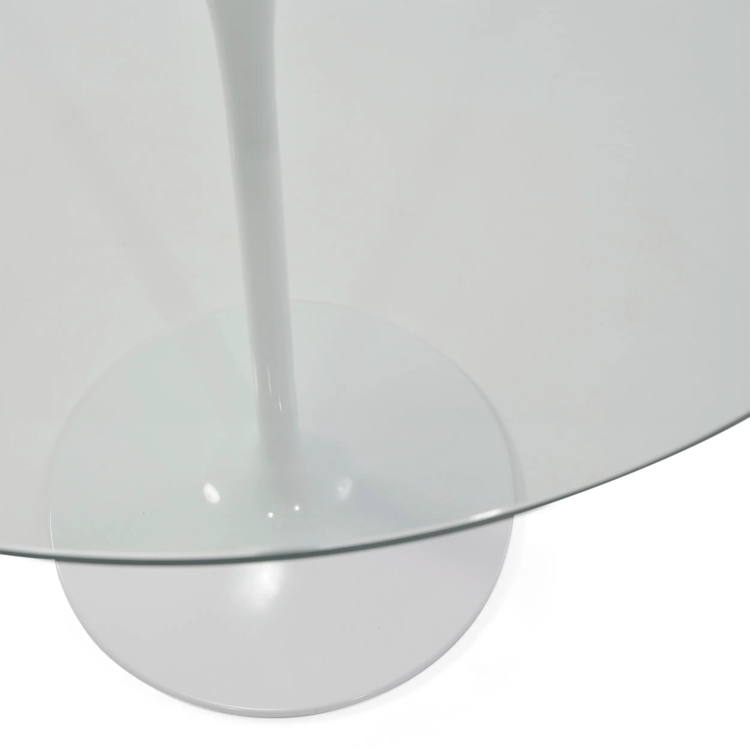 Tafel Tulip glazen tafel 90 cm | Modern en Elegant | Mobelarium