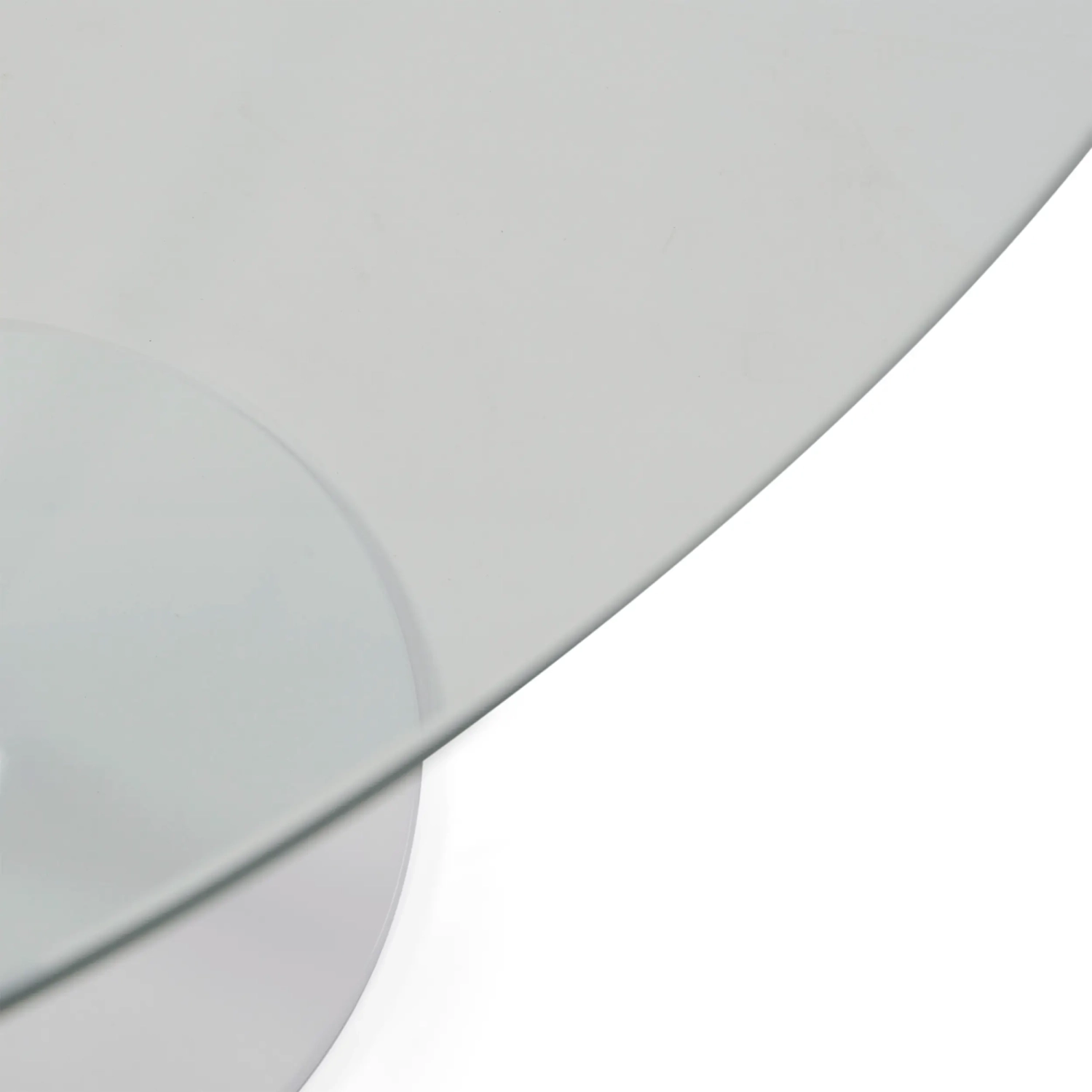 Mesa Tulip de cristal 90 cm | Moderna y Elegante | Mueble Design