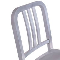 Sgabello Navi Army 66 cm in alluminio | Design industriale elegante