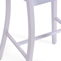 Stool Navi Army 66 cm of Aluminum | Elegant Industrial Design
