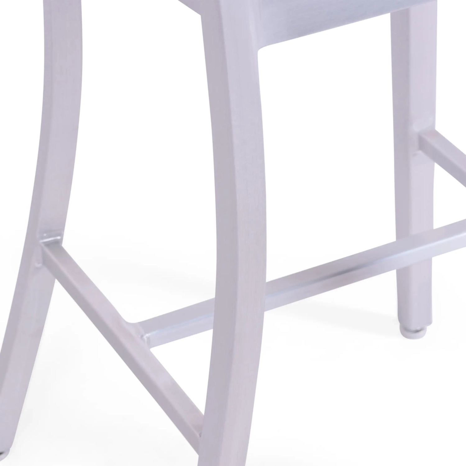 Barstol Navi Army 66 cm i aluminium | Stilren industridesign