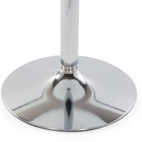 Tavolo alto Boom 60 cm - Tavolo moderno con base cromata per cucina o bar
