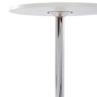 Tavolo alto Boom 60 cm - Tavolo moderno con base cromata per cucina o bar