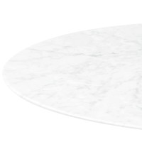 Inspiración Mesa Comedor Tulip en Mármol Carrara 120cm - Mueble Design