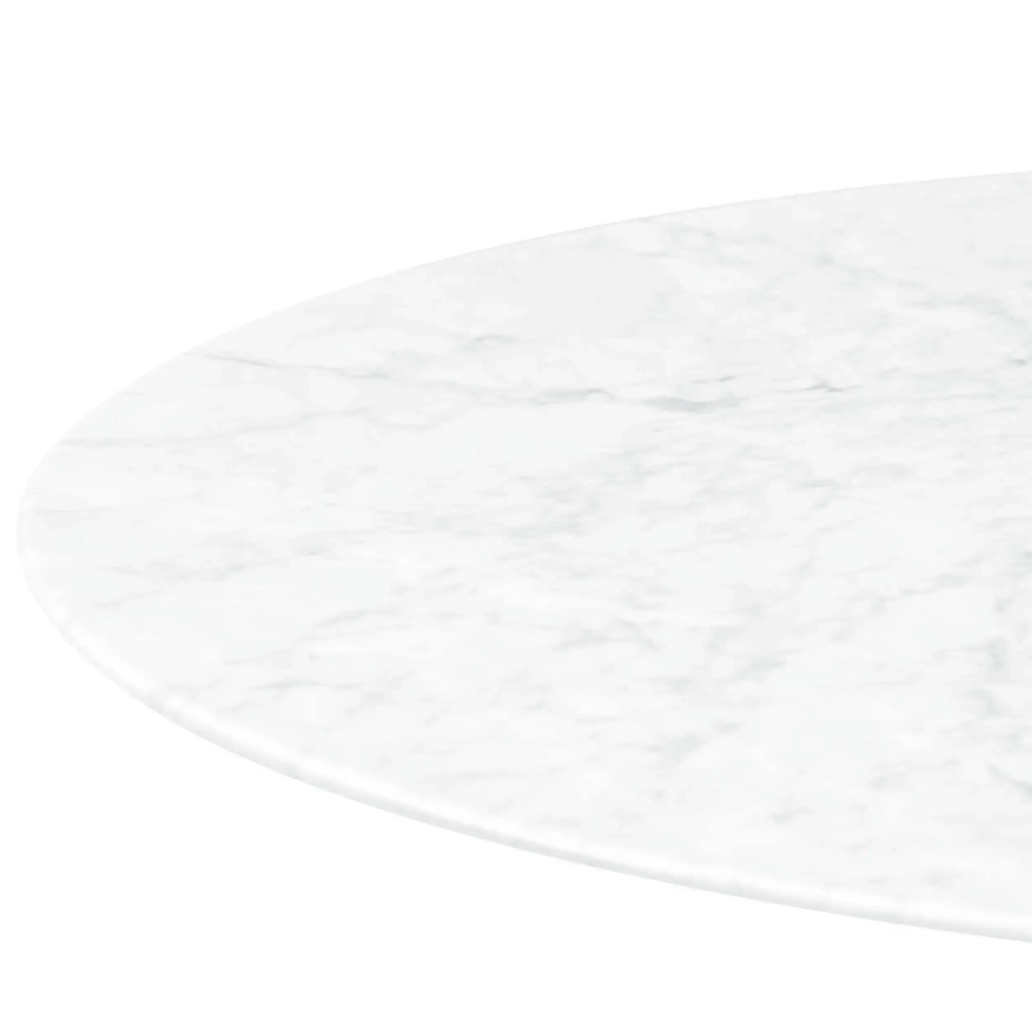 Inspirační tulipánový jídelní stůl v mramoru Carrara 120 cm - designový nábytek