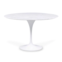 Ispirazione Tavolo design Tulip 120Ø in Marmo Carrara - Mobilie Design