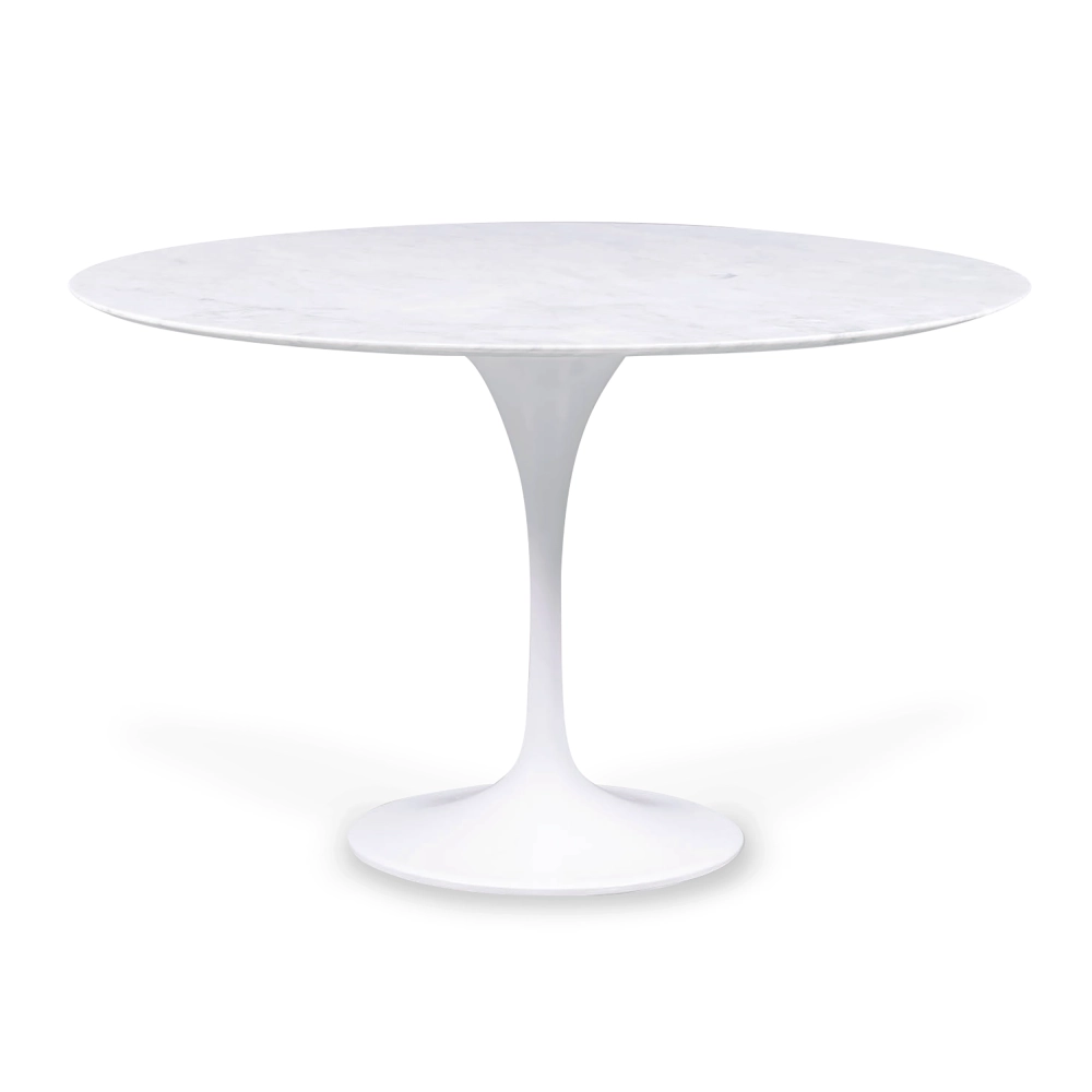 Tavolo Dining Tulip 120cm in Marmo di Carrara
