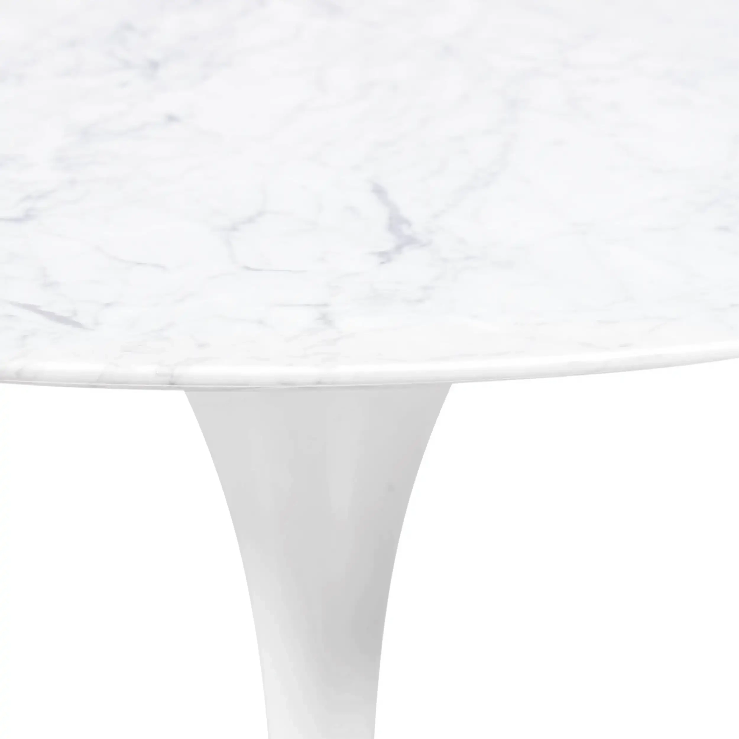 Inspirazione Tavolo Tulip 100Ø in Marmo di Carrara - Mobilie Design