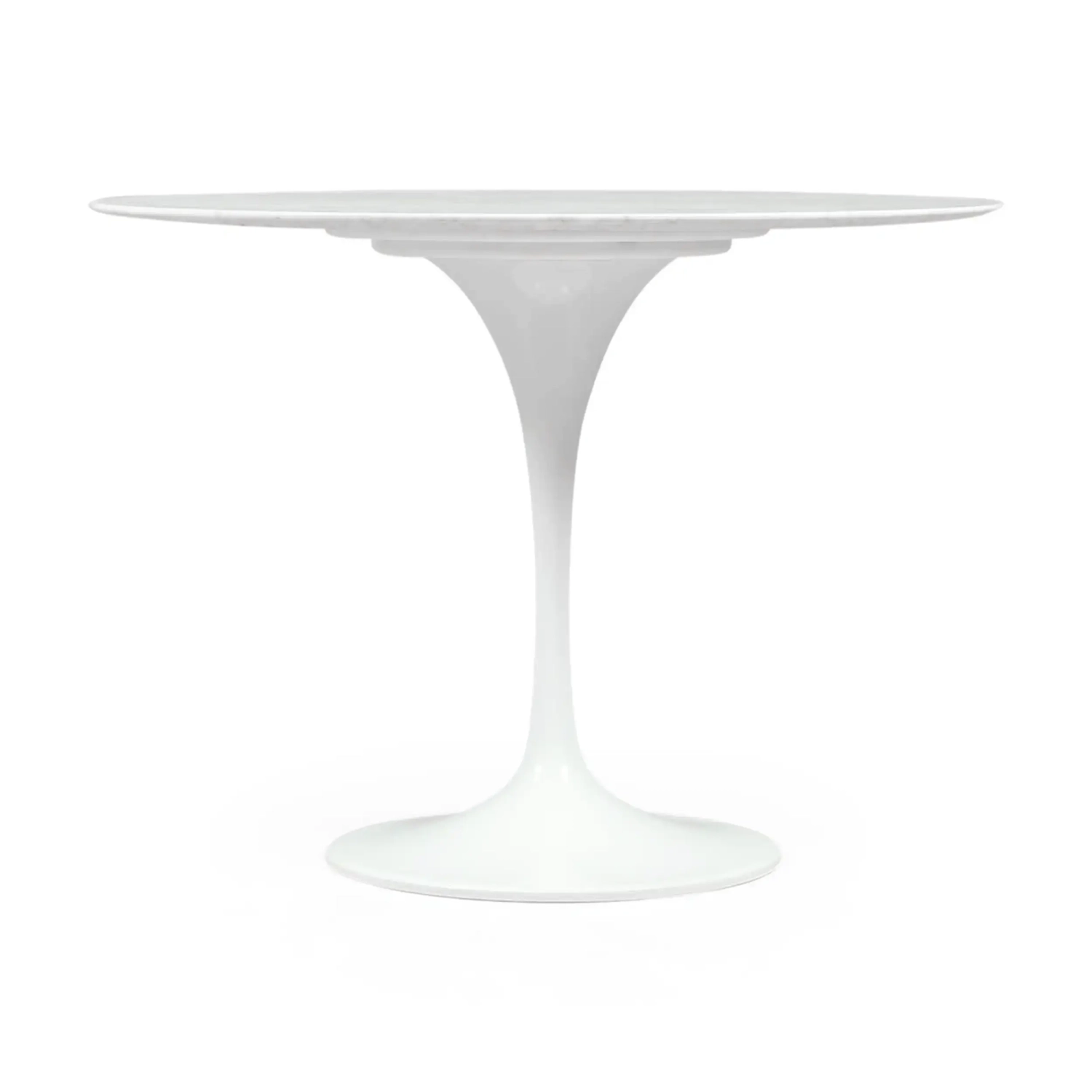 Inspiratie Tulip 100Ø Design Tafel in Carrara Marmer - Meubeldesign