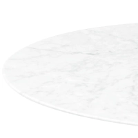 Inspiración Mesa de diseño Tulip 100Ø de Mármol Carrara - Mueble Design