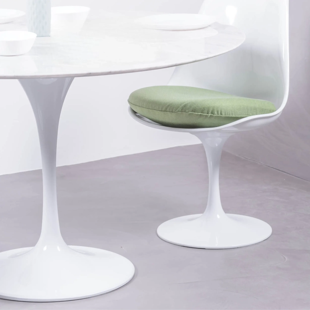 Inspirazione Tavolo Tulip 100Ø in Marmo di Carrara - Mobilie Design