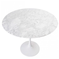Inspirazione Tavolo Tulip 100Ø in Marmo di Carrara - Mobilie Design