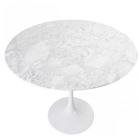 Inspiration Tulip -ruokapöytä Carraran marmorista 120 cm - designhuonekalut