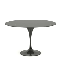 Inspiration matbord Tulip i svart marquina-marmor