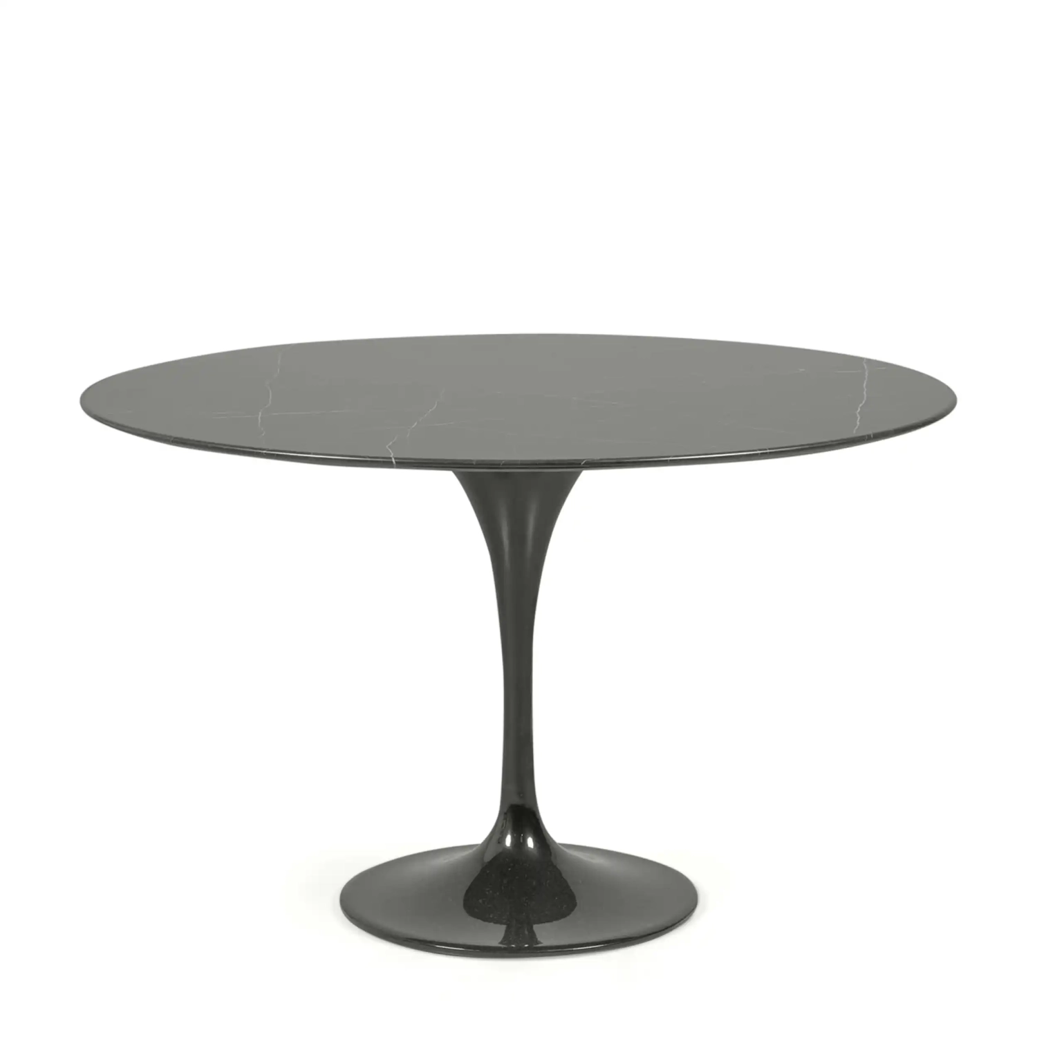 Inspiration matbord Tulip i svart marquina-marmor