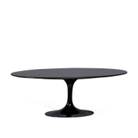 Réplica da mesa de centro Tulip em mármore preto Marquina