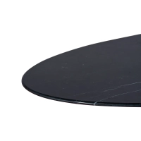Tulip coffee table in Marquina marble- Marble table - Mueble Design
