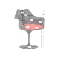 Replica Sedia Tulip Arms - Sedie da Disegno - Mobilie Design