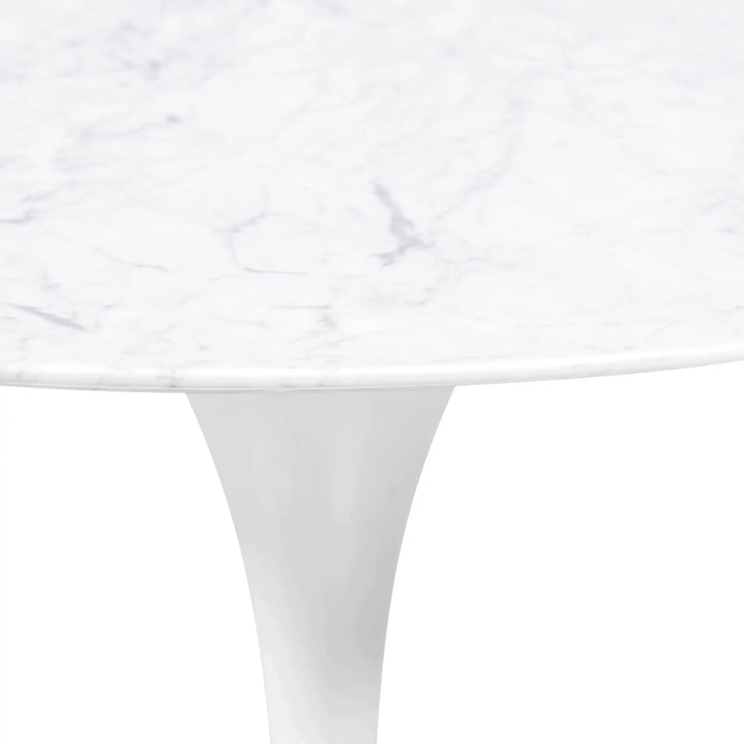 Ovale tafel Tulip 199cm Carrara marmer | Italiaans fabrikaat | Saarinen Design