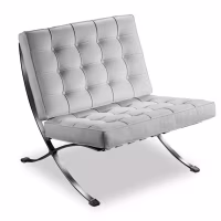 Inspirazione Sedia Berlin con Ottoman in Ecopelle - MobilieDesign