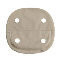 Housse de coussin de chaise Tulip Arms Cotton Cushion Cover | Washable Velcro Replacement