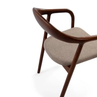 Warsow Nordic Sedia da pranzo in legno naturale | Design elegante e confortevole