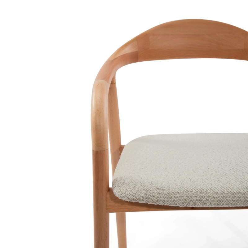 Warsow Nordic Ruokapöydän tuoli luonnonpuusta | Elegantti ja mukava muotoilu